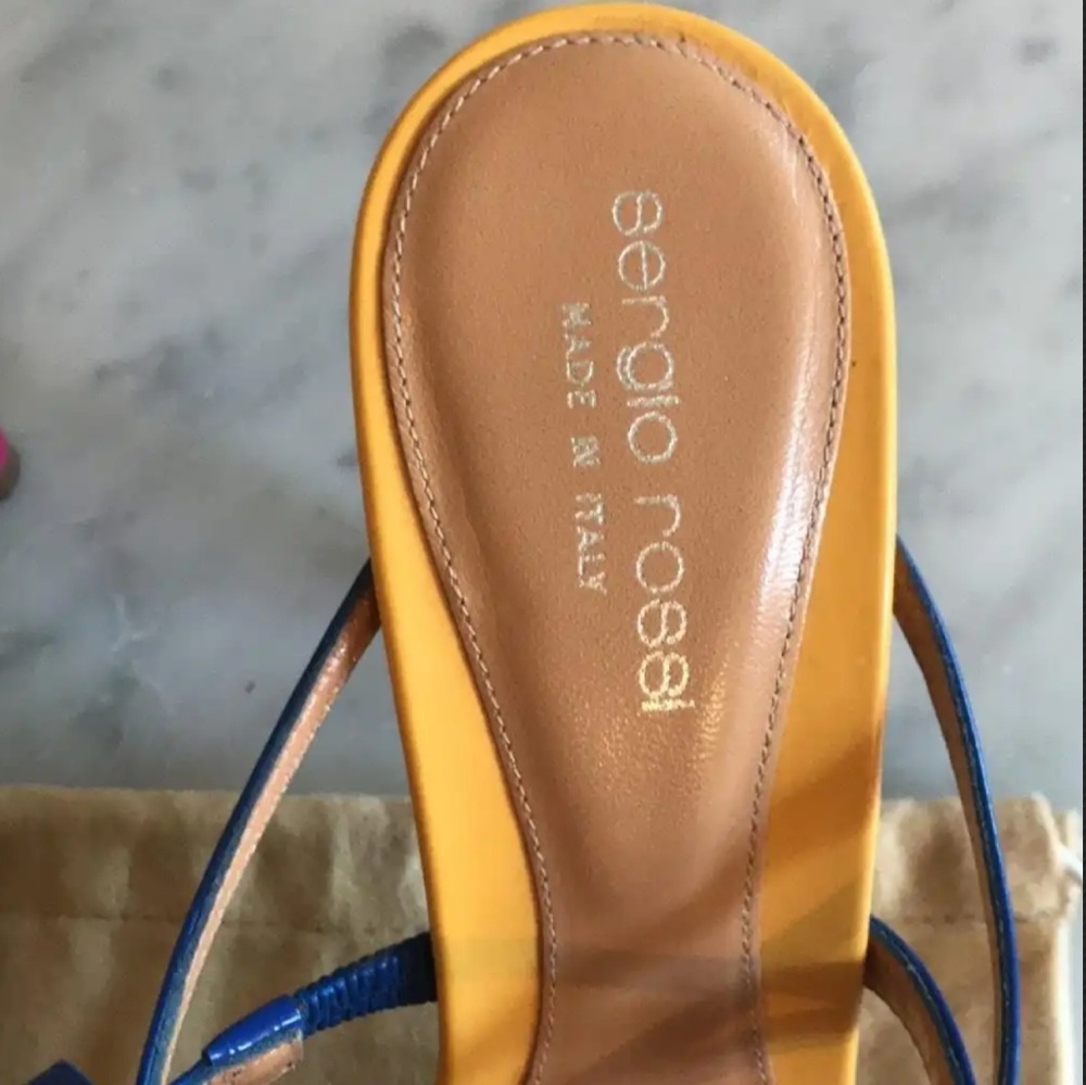 Rare Sergio Rossi Crayola Multi Strap Sandals 35.5 - Picture 6 of 7